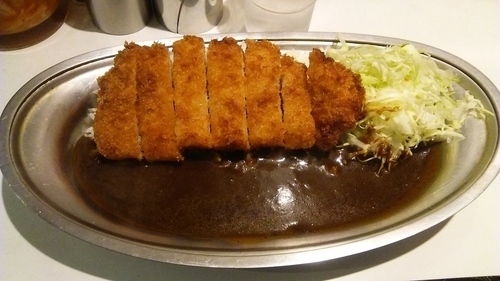 「ロ－スカツカレー 710円」@カレー屋ジョニーの写真