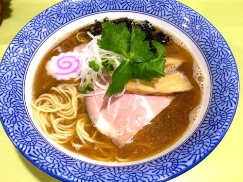 「強めの煮干しそば醤油（780円）」@溝ノ百合の写真