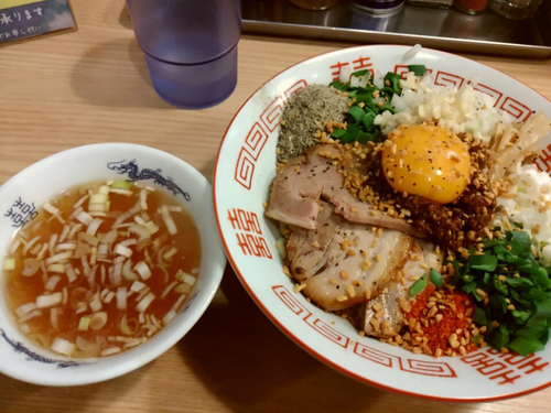 「【限定】油そば『スタミナ』880円」@煮干そば 流。の写真