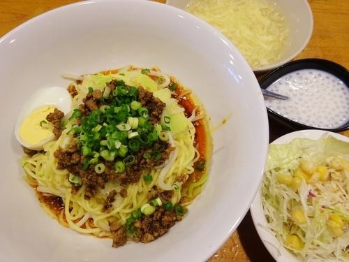 「本場担々麺セット （汁なし）　　880円」@川菜館の写真