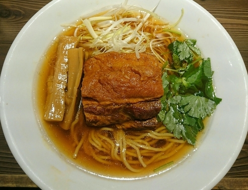 「【限定】肉ダシ角煮そば」@つけ麺 一燈の写真