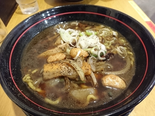「元気！ブラックラーメン 900円」@富山ブラックラーメン くろべえ 杉並上井草店の写真