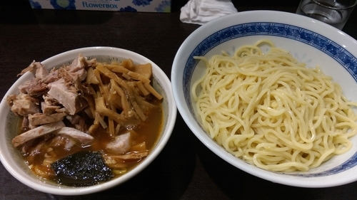 「つけ麺並850円+チャーシューメンマ450円+味玉100円」@中華そば べんてんの写真