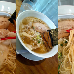 『ワンタン白醤油らーめん 中(￥1050)』