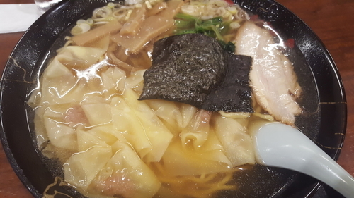 「ワンタンメン」@麺王 沼南店の写真