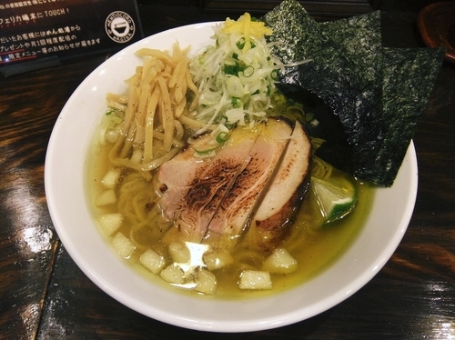 「【限定】塩オリーブSOBA（770円）」@めん処 渚の写真
