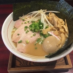 鶏魚介ラーメン大盛＋全部のせ