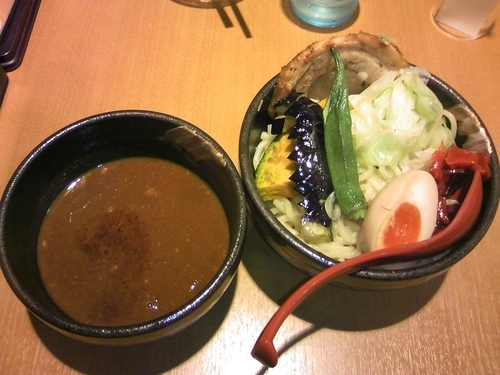 「加賀味噌+カレーつけ麺」@みそ屋 田所商店 WBG店の写真