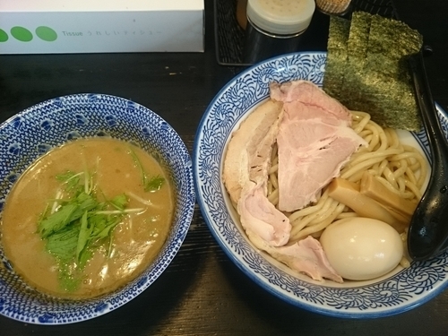 「【限定】鶏白湯つけめん ￥850」@狼煙 〜NOROSHI〜の写真