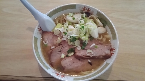 「ねぎチャーシュー大盛り」@手打ラーメン 長八の写真