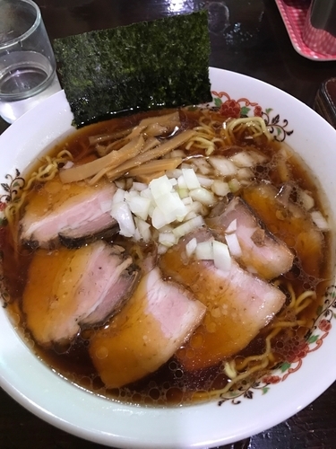 「チャーシューめん➕大盛➕麺固め760円」@ら〜めん 日可里の写真