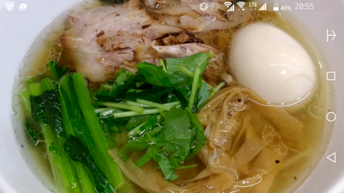 「極清湯  塩」@piacevole 澤 水天宮店の写真