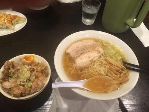 「手打ちラーメン大盛」@佐野青竹手打ちラーメン 大和の写真