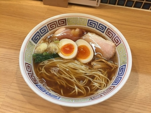 「味玉中華そば」@ほっこり中華そば もつけの写真