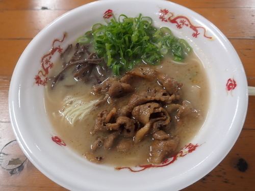 「[博多新風]あぶり肉のせ豚骨ラーメン」@大つけ麺博 2016の写真