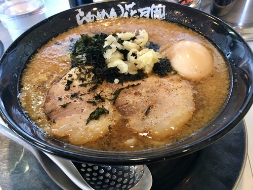 「期間限定 つ系 ラーメン旬香 ¥750 + 会員無料トッピング味」@らあめん花月嵐 西原町店の写真