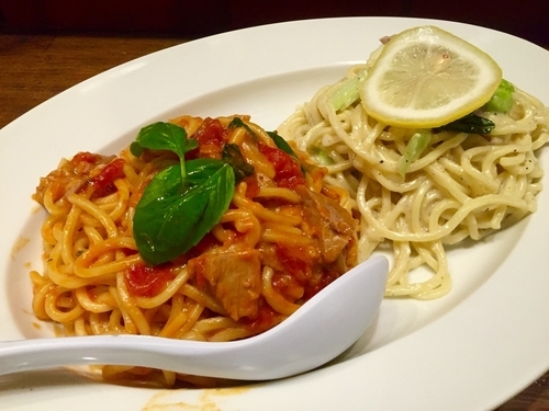 「【限定】フレッシュバジルトマトチーズ＆レモンクリーム￥890」@ラーメンアキラの写真