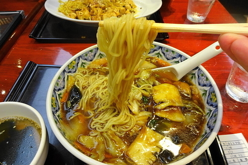 「八宝五目そば９００円（税抜）」@中嘉屋食堂 麺飯甜 仙台駅構内店の写真