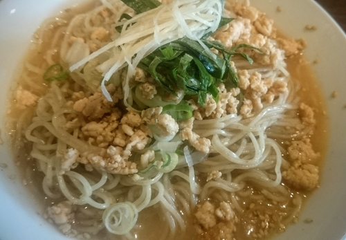 「冷やしみそ煮干し（限定）」@麺処 遊 蕨店の写真