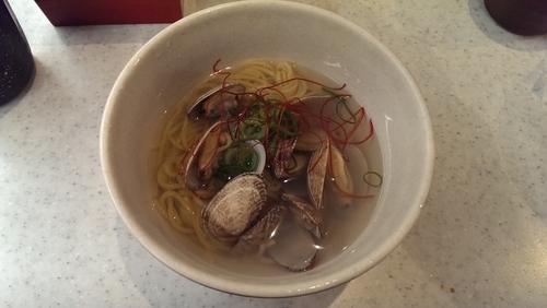 「ごくっ！旨貝の塩ラーメン」@かっぱ寿司 アクロスプラザ若葉台店の写真