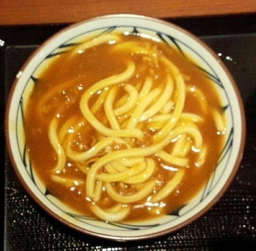 「カレーうどん大510円サイズアップ無料クーポン使用410円」@丸亀製麺 米沢店の写真