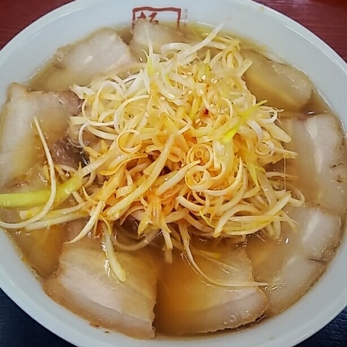 「【創業価格まつり】ねぎ焼豚ラーメン ７５０円」@喜多方ラーメン 坂内 潮来店の写真