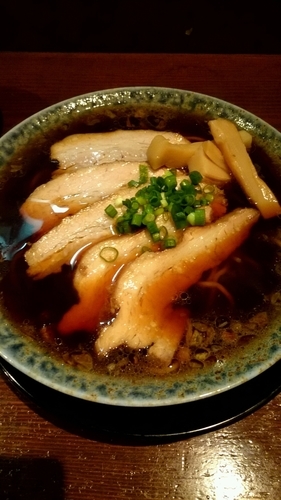 「熟成醤油ラーメン チャーシュー」@古式ラーメン 鶴亀の写真