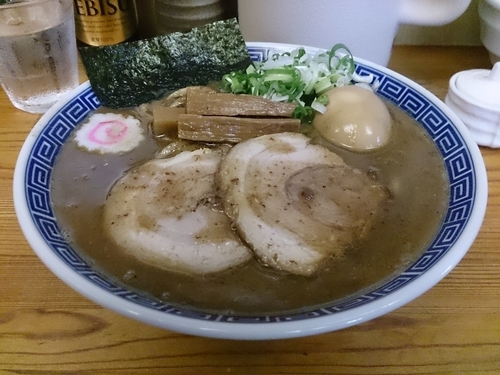 「味玉中華蕎麦」@中華蕎麦 サンジの写真