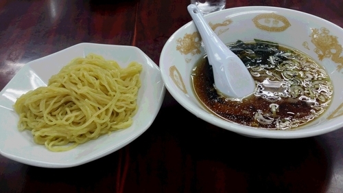 「つけ麺＋半チャーハン」@元祖つけ麺大王 大崎店の写真