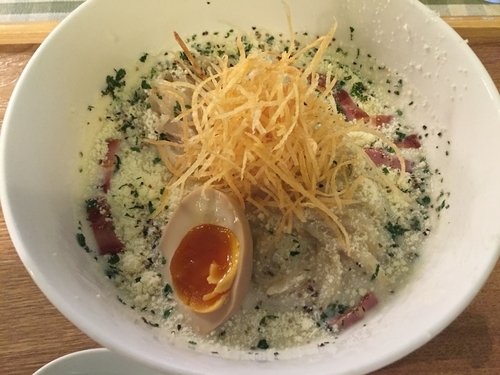 「ヴィシソワーズ麺:900円」@麺ビストロNakanoの写真