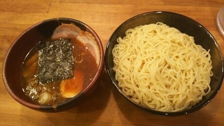 「つけ麺 醤油(大盛)」@つけ麺・らあめん 竹屋 中野駅前店の写真