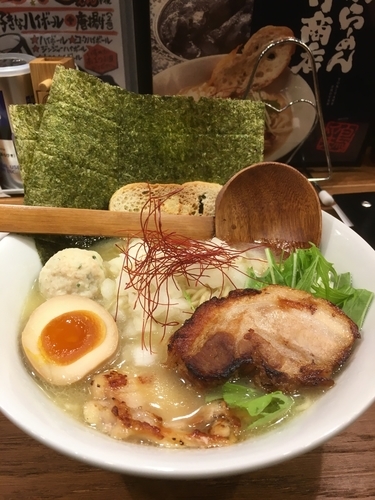 「特製濃厚鶏たけらーめん」@鶏白湯中華そば 鶏たけ商店の写真