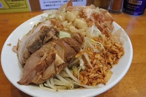 「まぜそば」@麺屋豚道場の写真