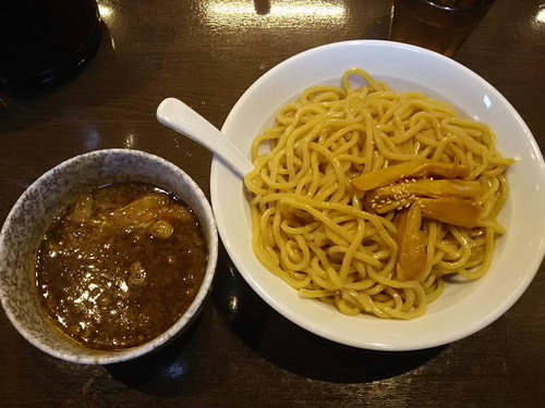 「濃厚つけ麺800円」@濃厚つけ麺 茜堂の写真