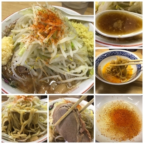 「ラーメン700円 生姜50円 生卵50円」@ラーメン二郎 栃木街道店の写真