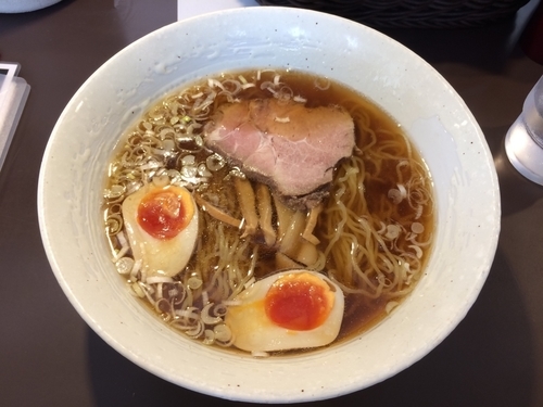 「和風らーめん＋味玉子」@和風らーめん のらやの写真