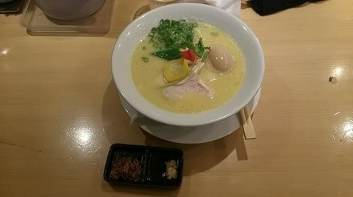 「中華SOBA950円、味玉120円」@銀座 篝 銀座エチカ店の写真