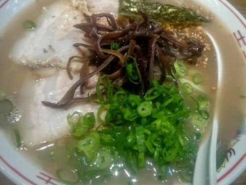 「熊本玉名ラーメン ＋大盛」@熊本玉名ラーメンの写真
