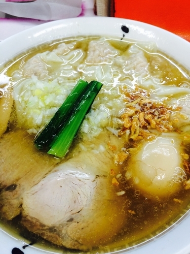 「塩ワンタンらーめん」@麺処 ら塾の写真