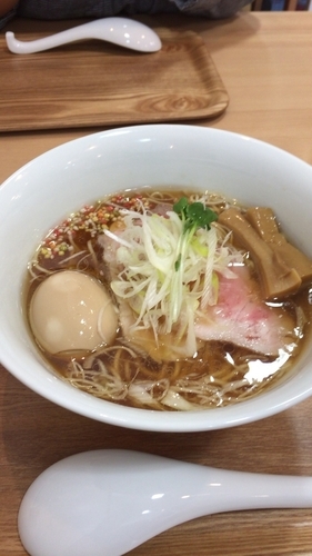 「味玉アメオトソバ(醤油)」@アメノオトの写真