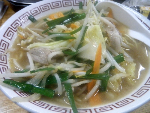 「日替わり麺：タンメン420円」@サラリーマンの写真