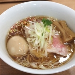 味玉アメオトソバ(醤油)