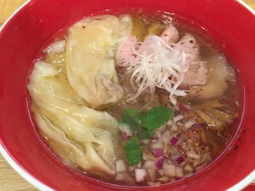 「チャーシューワンタン塩soba（1500円）」@Japanese Soba Noodles 蔦の写真