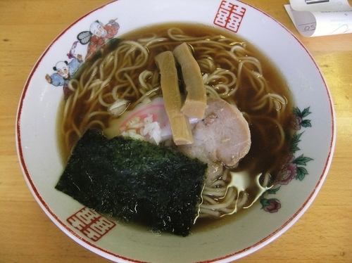 「にぼしらーめん（650円）」@ひかり食堂の写真