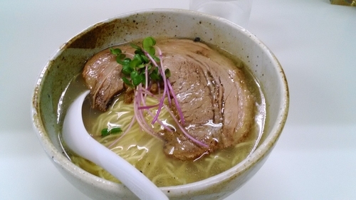 「限定 炙り牡蠣汁汐らーめん 中盛850円」@ラーメンKAZE 本店の写真