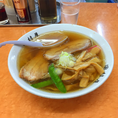 「メンマラーメン」@田村屋の写真