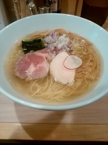 「塩ラーメン 大盛(150円)」@麺処けんじの写真