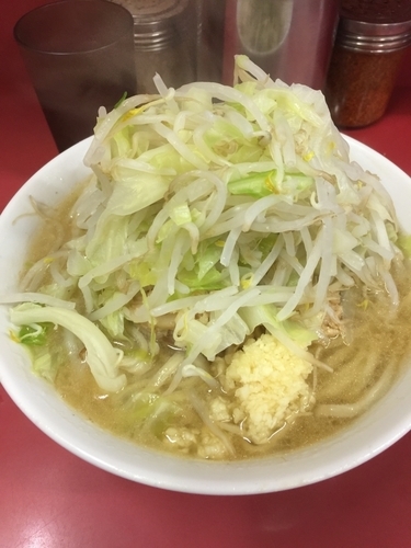 「小ラーメン にんにく」@ラーメン二郎 ひばりヶ丘駅前店の写真