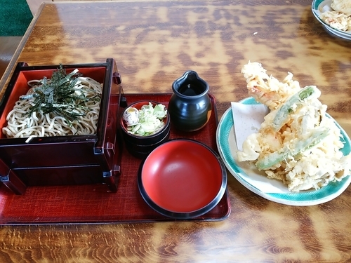 「天ざるそば(並盛)1,730円」@八幡庵の写真