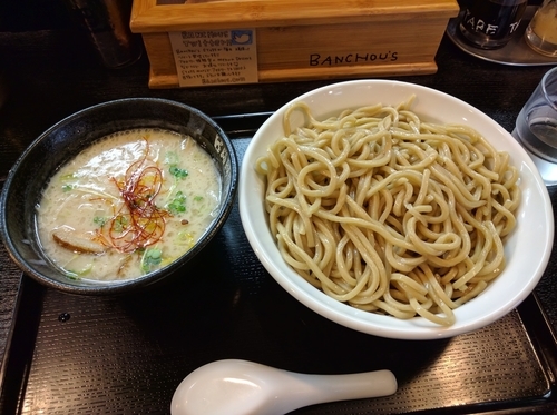 「ゆず塩つけめん大盛(750円)」@つけめん番長 銀の写真